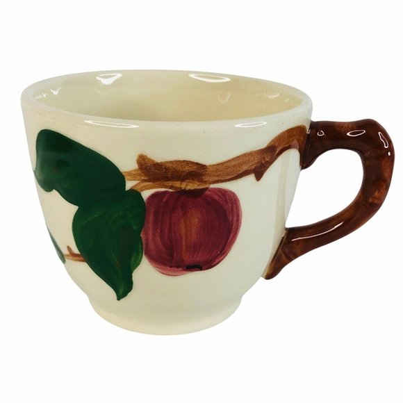Franciscan Dinnerware Apple Coffee Cup and Saucer USA Backstamp Flying F Vintage - Picture 2 of 11